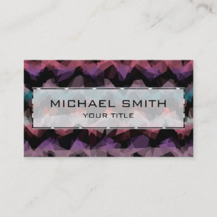 Mosaic Abstract Art #19 Business Card