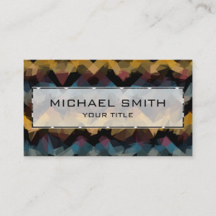 Mosaic Abstract Art #20 Business Card