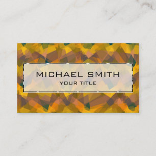 Mosaic Abstract Art #24 Business Card