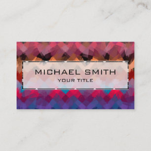 Mosaic Abstract Art #3 Business Card