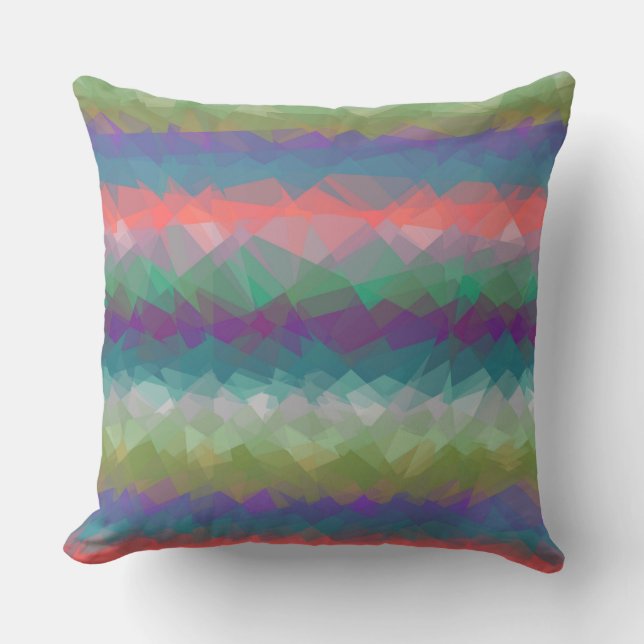 Mosaic Abstract Art #42 Cushion (Front)