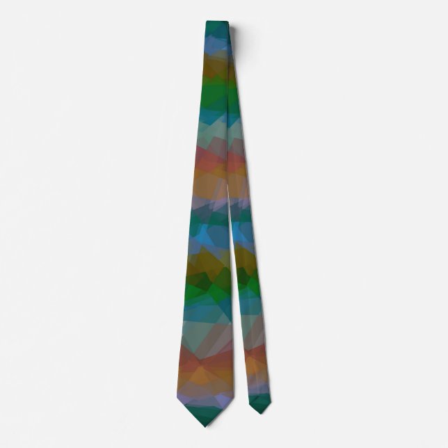 Mosaic Abstract Art #71 Tie (Front)