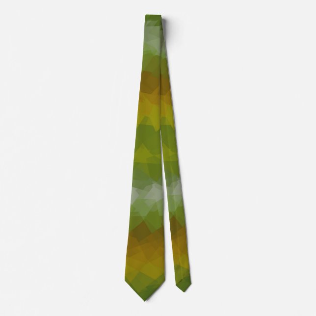 Mosaic Abstract Art #80 Tie (Front)