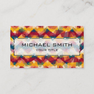 Mosaic Abstract Art #9 Business Card