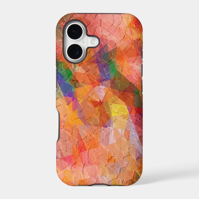 Mosaic Abstract Art | Modern Geometric Pattern 8 (Back)