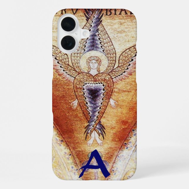 MOSAIC ANGEL , Monogram iPhone Case (Back)