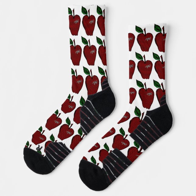Mosaic Apple  Socks (Left)