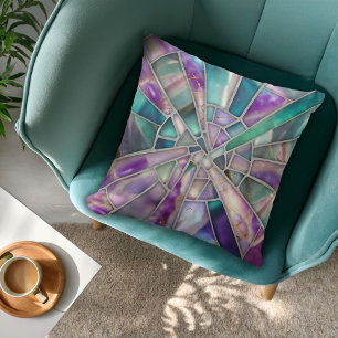 Mosaic Art - Dreamy Fluorite Cushion