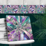 Mosaic Art - Dreamy Fluorite Tile<br><div class="desc">Mosaic Art - Dreamy Fluorite</div>
