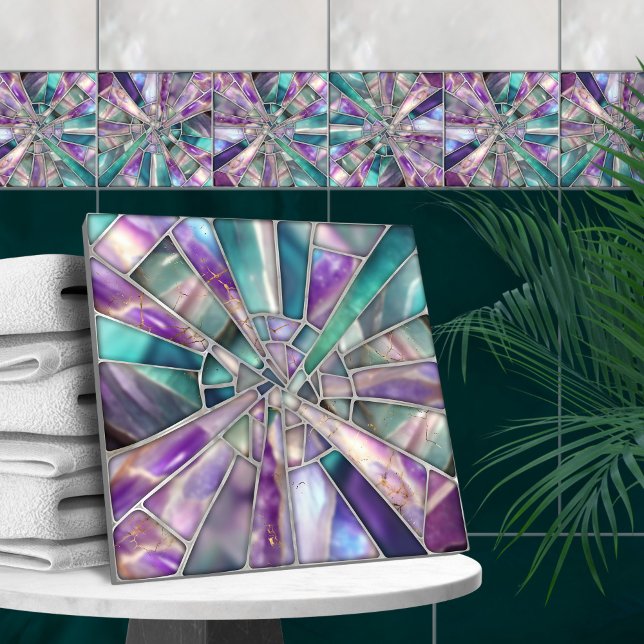 Mosaic Art - Dreamy Fluorite Tile (Creator Uploaded)
