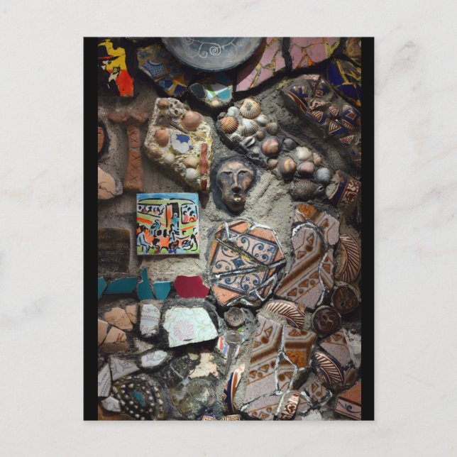 Mosaic art postcard (Front)