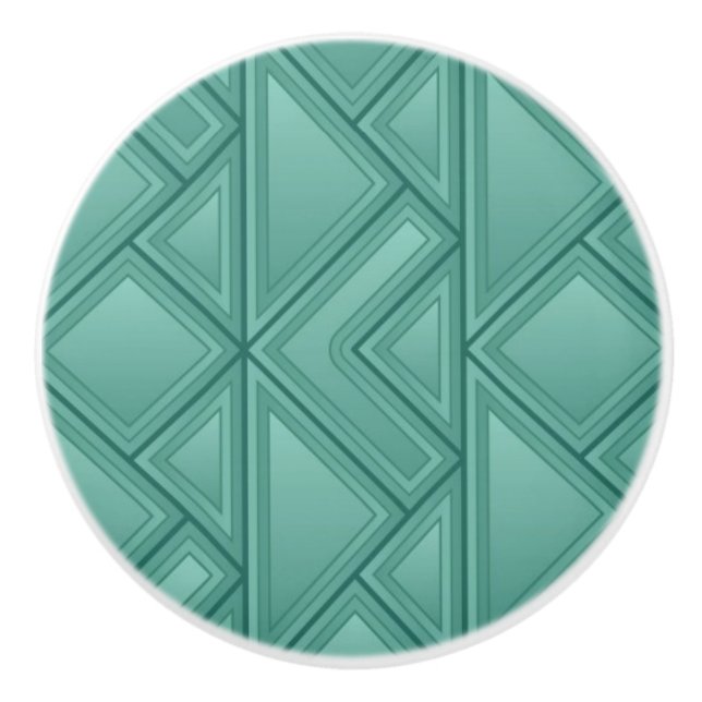 Mosaic Background Ceramic Knob (Front)