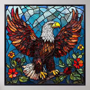 🦅 Mosaic Bald Eagle Wall Art For Patriotic Decor