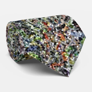 Mosaic Bold Abstract Contemporary Theme Tie