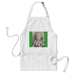 Mosaic  buddha statue standard apron
