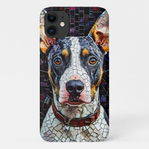 Mosaic Bull Terrier Pet Lover Design Case-Mate iPhone Case