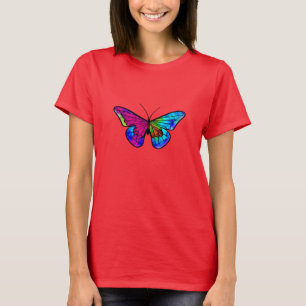 Mosaic butterflay stained glass style T-Shirt