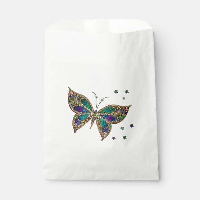 Mosaic Butterfly  Favour Bags (Front)