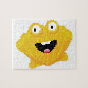 Mosaic cartoon mollusk jigsaw puzzle