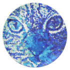 Mosaic Cat Melamine Plate