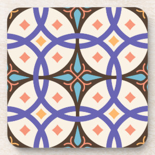 Mosaic Ceramic Ornate Decorative Tile Pattern Coaster