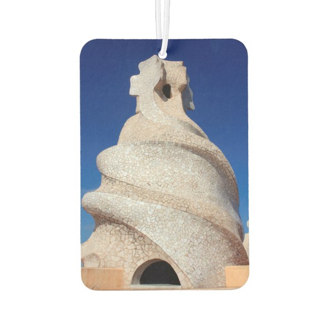 Mosaic chimney car air freshener (Back)