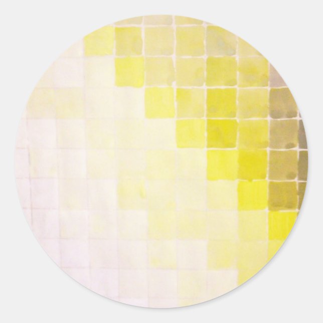 Mosaic Classic Round Sticker (Front)