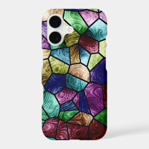 Mosaic Colourful Stain Glass Print