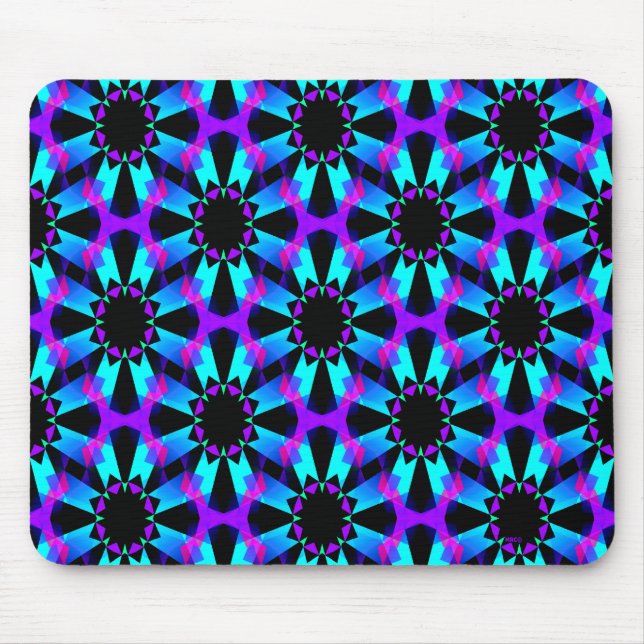 Mosaic de fleur..... mouse pad (Front)