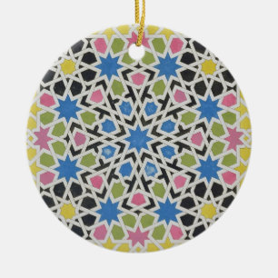 Mosaic design from the Alhambra, from 'The Arabian Ceramic Tree Decoration