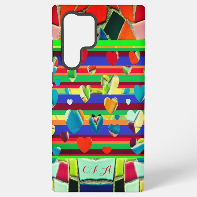 Mosaic Design  Samsung Galaxy S22 Ultra Case (Back)
