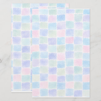 Mosaic design stationery