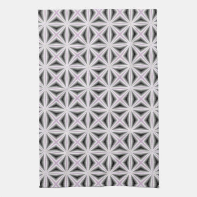 mosaic diamonds kitchen towel (Vertical)