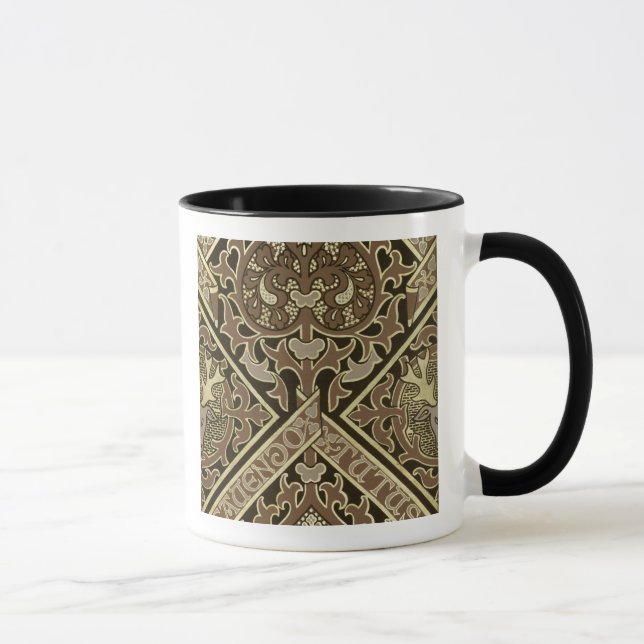 Mosaic ecclesiastical wallpaper design mug (Right)