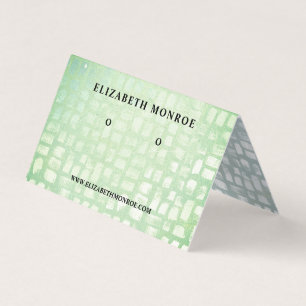 Mosaic Effect Earring Holder, Jewelry Display Card