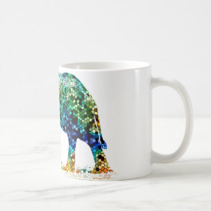 Mosaic Elephant Design 36 Coffee Mug