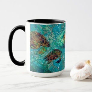 Mosaic-enhanced Mug of the Turtles Indigenosity