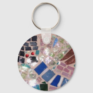 Mosaic Fireflies Key Ring