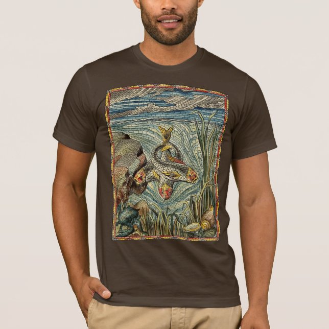 mosaic fish T-shirt (Front)