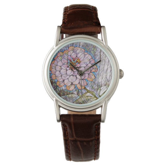 Mosaic Flower  Watch (Front)