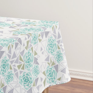 Mosaic, flowers tablecloth