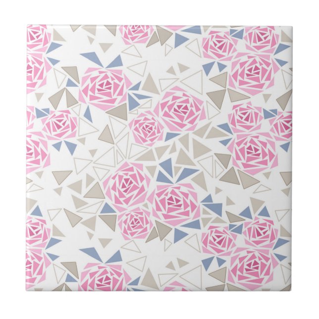 Mosaic, flowers tile (Front)