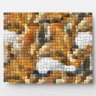 MOSAIC FOX PLAQUE