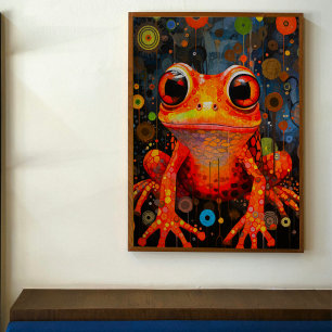 Mosaic Frog Decoupage Tissue Paper
