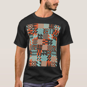 Mosaic geometric tiles, seamless elegant pattern. T-Shirt