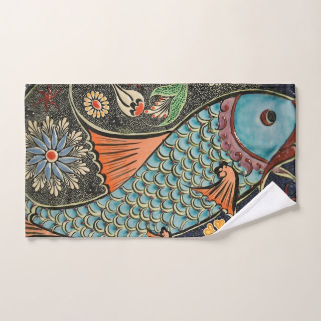 Mosaic  hand towel (Hand Towel)