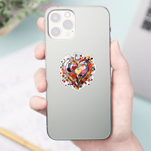 Mosaic Heart of Love