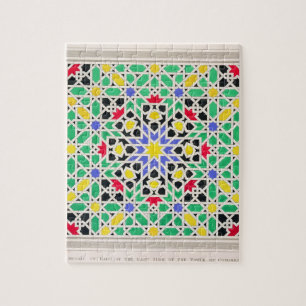 Mosaic in the dado of the east side of the Tower o Jigsaw Puzzle