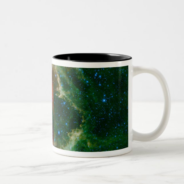 Mosaic is of the Soul Nebula Two-Tone Coffee Mug (Right)