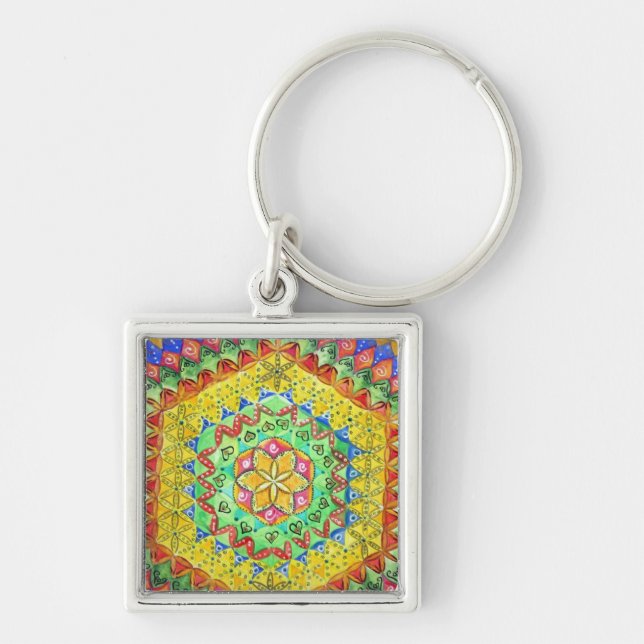 Mosaic Key Ring (Front)